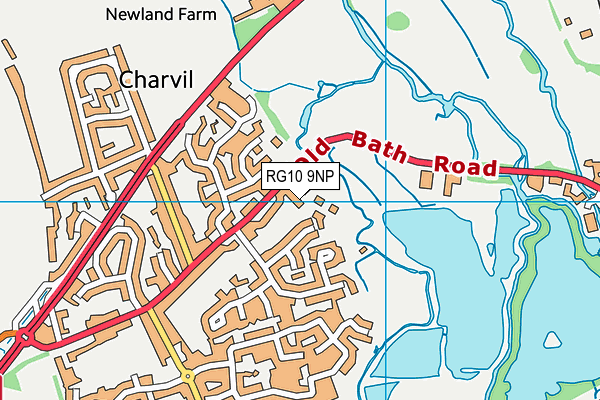 RG10 9NP map - OS VectorMap District (Ordnance Survey)