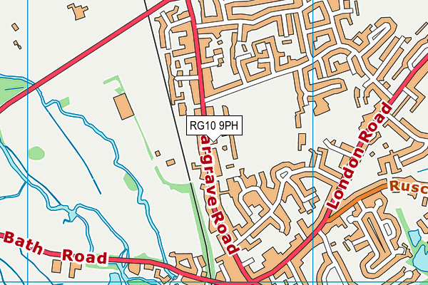 RG10 9PH map - OS VectorMap District (Ordnance Survey)