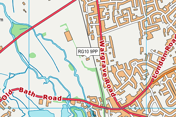 RG10 9PP map - OS VectorMap District (Ordnance Survey)