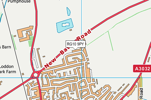RG10 9PY map - OS VectorMap District (Ordnance Survey)