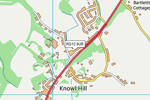 Map of KNOWL HILL TRANSPORT LIMITED at district scale
