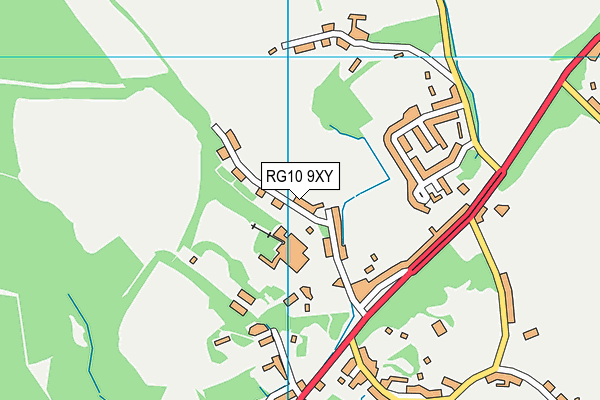 RG10 9XY map - OS VectorMap District (Ordnance Survey)