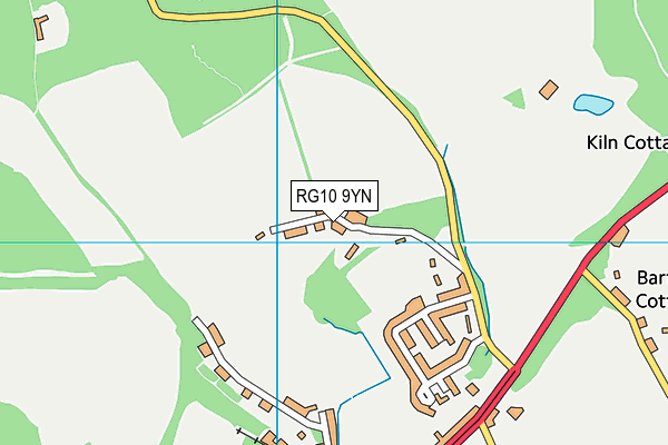 RG10 9YN map - OS VectorMap District (Ordnance Survey)