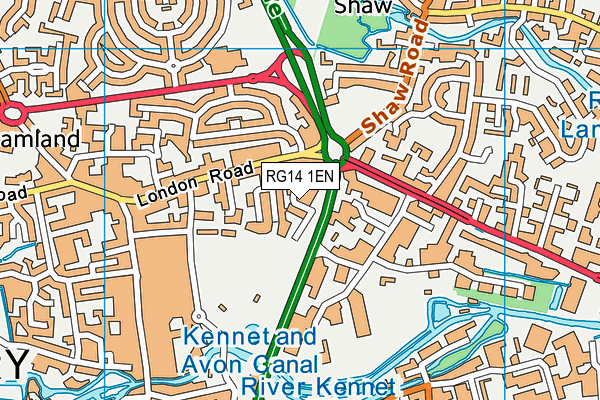 RG14 1EN map - OS VectorMap District (Ordnance Survey)