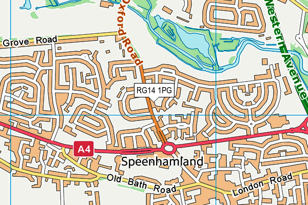 RG14 1PG map - OS VectorMap District (Ordnance Survey)