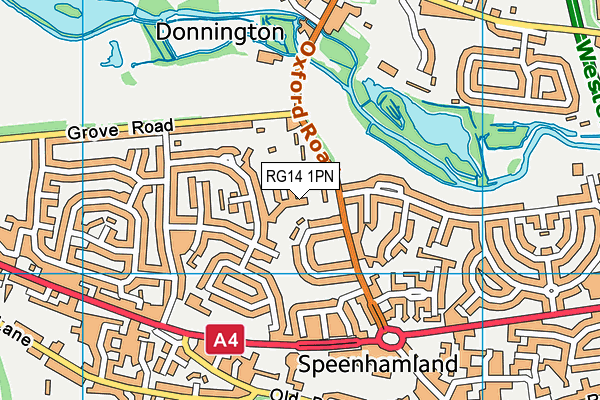 RG14 1PN map - OS VectorMap District (Ordnance Survey)
