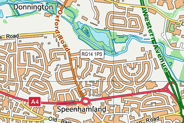 RG14 1PS map - OS VectorMap District (Ordnance Survey)