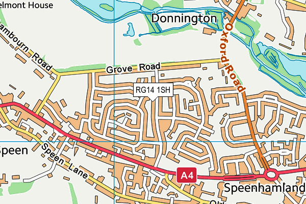 RG14 1SH map - OS VectorMap District (Ordnance Survey)