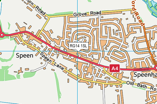 RG14 1SL map - OS VectorMap District (Ordnance Survey)