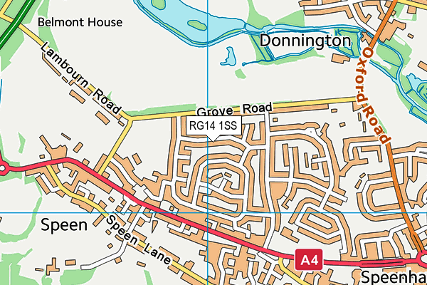 RG14 1SS map - OS VectorMap District (Ordnance Survey)