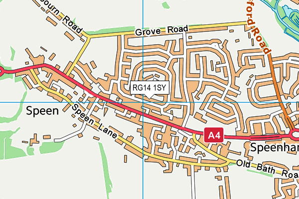 RG14 1SY map - OS VectorMap District (Ordnance Survey)