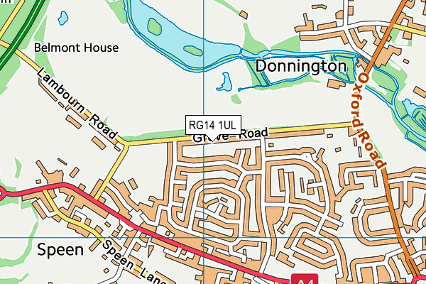 RG14 1UL map - OS VectorMap District (Ordnance Survey)