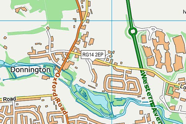 RG14 2EP map - OS VectorMap District (Ordnance Survey)