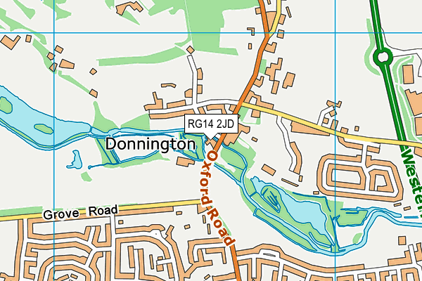 RG14 2JD map - OS VectorMap District (Ordnance Survey)