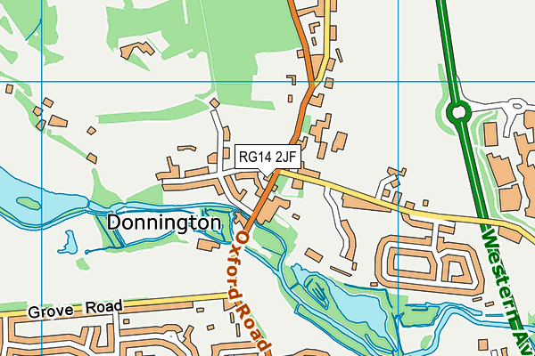 RG14 2JF map - OS VectorMap District (Ordnance Survey)