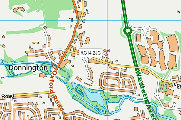 RG14 2JG map - OS VectorMap District (Ordnance Survey)