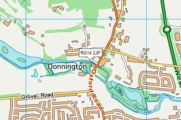 RG14 2JP map - OS VectorMap District (Ordnance Survey)
