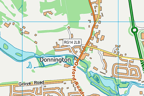 RG14 2LB map - OS VectorMap District (Ordnance Survey)