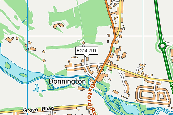 RG14 2LD map - OS VectorMap District (Ordnance Survey)
