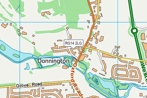 RG14 2LG map - OS VectorMap District (Ordnance Survey)