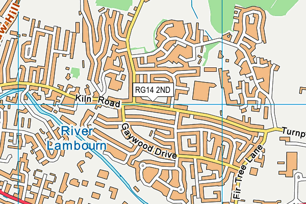 RG14 2ND map - OS VectorMap District (Ordnance Survey)