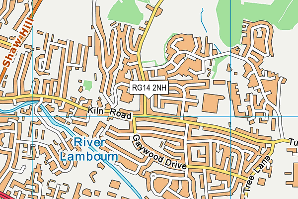 RG14 2NH map - OS VectorMap District (Ordnance Survey)