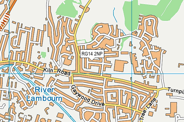 RG14 2NP map - OS VectorMap District (Ordnance Survey)