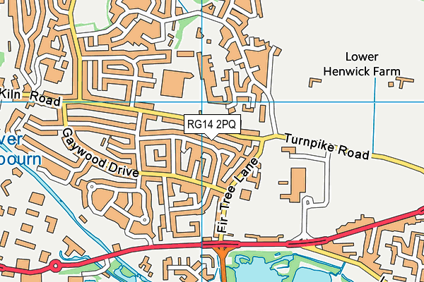 RG14 2PQ map - OS VectorMap District (Ordnance Survey)