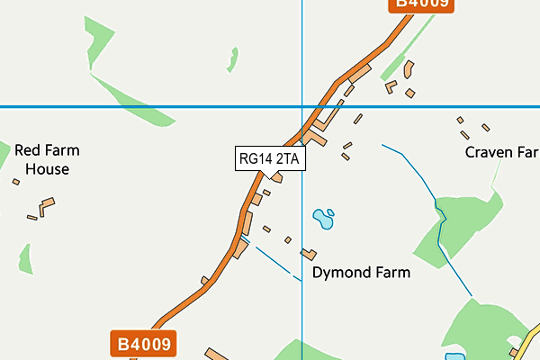 RG14 2TA map - OS VectorMap District (Ordnance Survey)