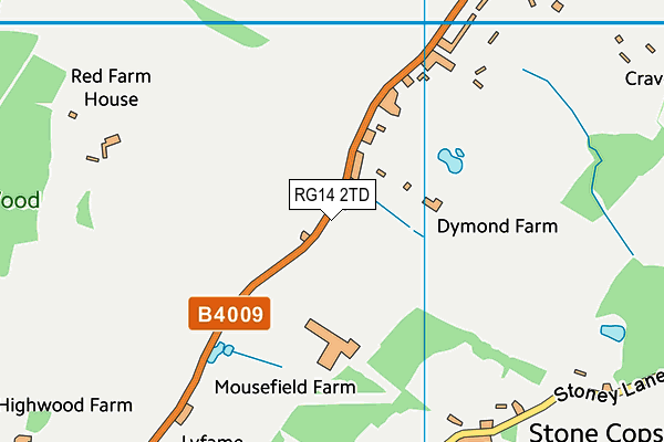 RG14 2TD map - OS VectorMap District (Ordnance Survey)