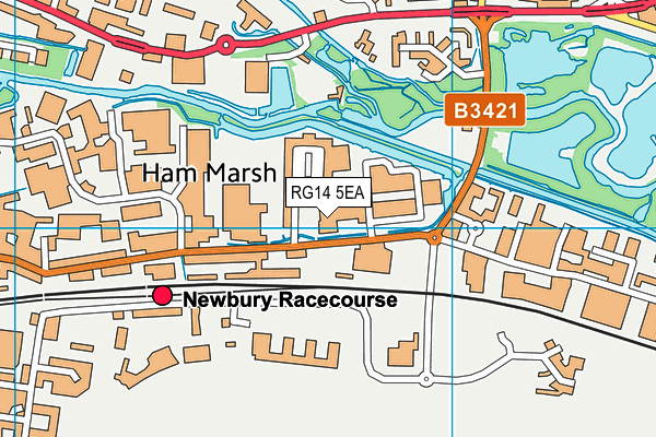 RG14 5EA map - OS VectorMap District (Ordnance Survey)