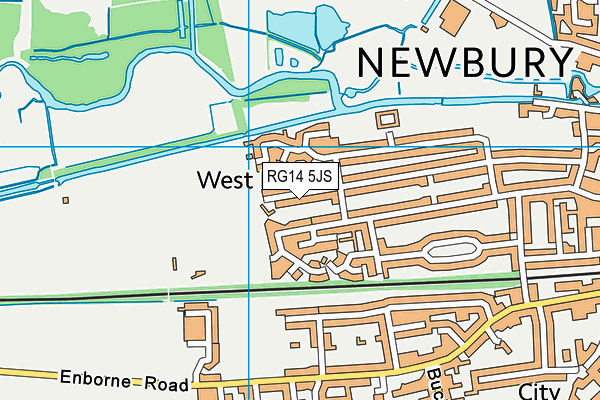 RG14 5JS map - OS VectorMap District (Ordnance Survey)