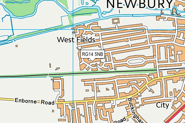 RG14 5NB map - OS VectorMap District (Ordnance Survey)