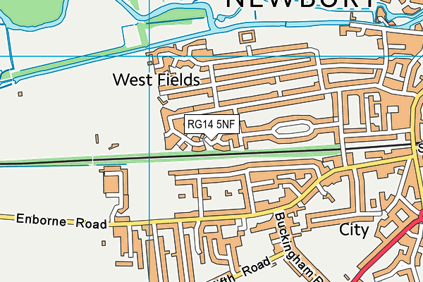 RG14 5NF map - OS VectorMap District (Ordnance Survey)