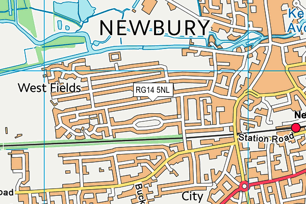 RG14 5NL map - OS VectorMap District (Ordnance Survey)