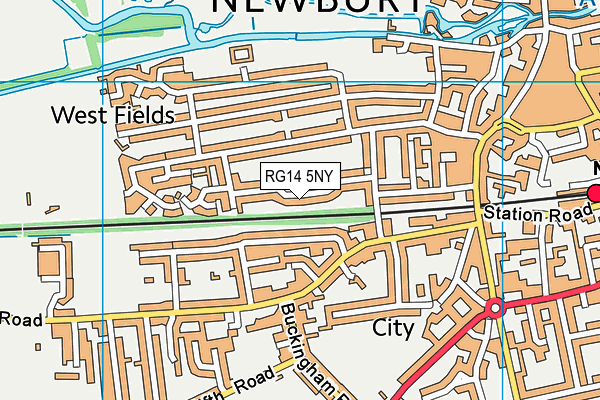 RG14 5NY map - OS VectorMap District (Ordnance Survey)