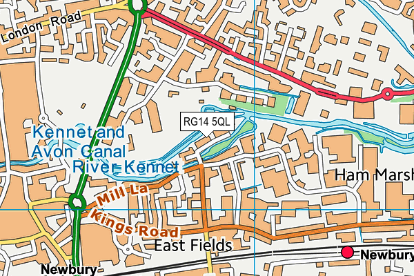 RG14 5QL map - OS VectorMap District (Ordnance Survey)