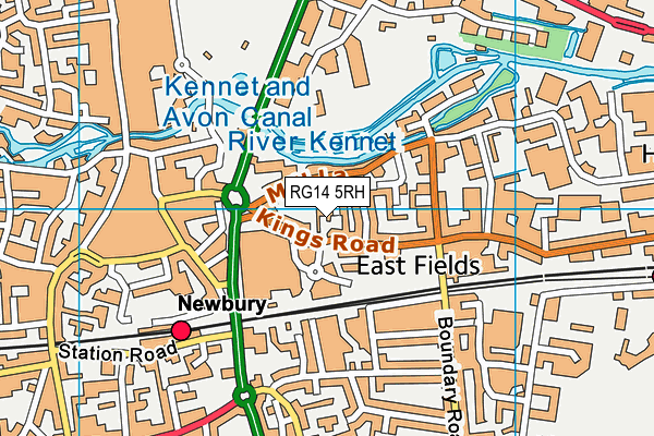 RG14 5RH map - OS VectorMap District (Ordnance Survey)