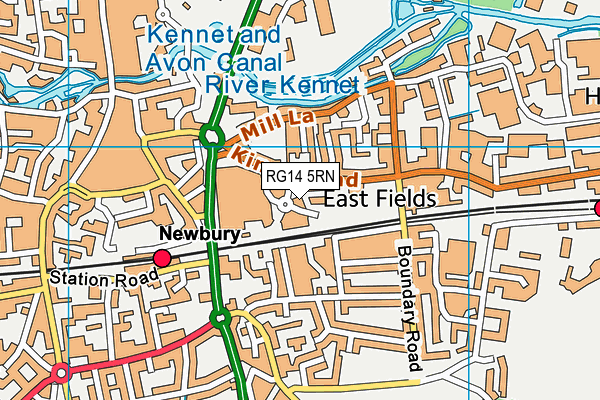 RG14 5RN map - OS VectorMap District (Ordnance Survey)