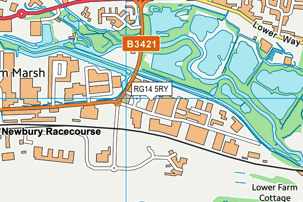 RG14 5RY map - OS VectorMap District (Ordnance Survey)