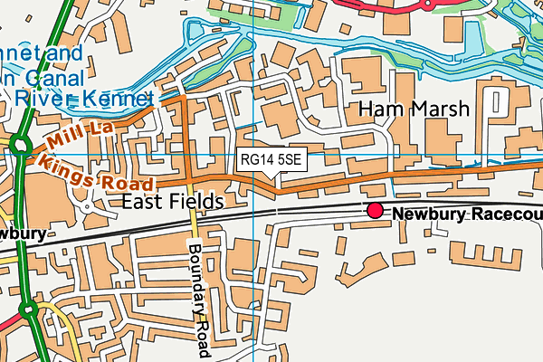 RG14 5SE map - OS VectorMap District (Ordnance Survey)