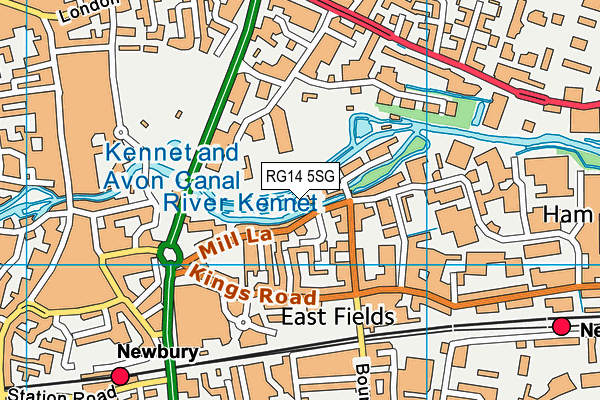RG14 5SG map - OS VectorMap District (Ordnance Survey)