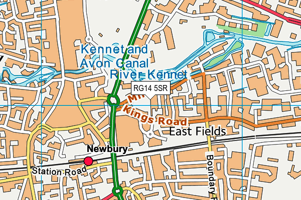 RG14 5SR map - OS VectorMap District (Ordnance Survey)