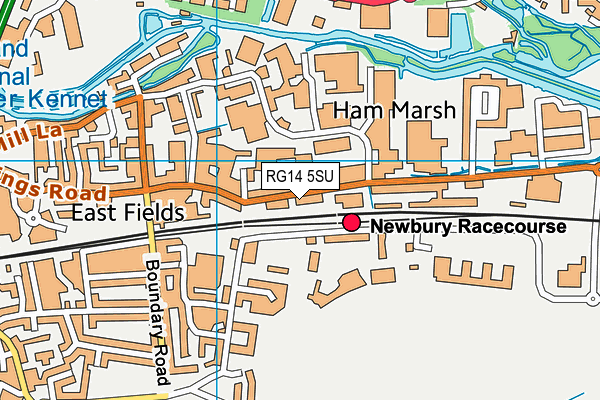 RG14 5SU map - OS VectorMap District (Ordnance Survey)