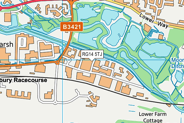 RG14 5TJ map - OS VectorMap District (Ordnance Survey)