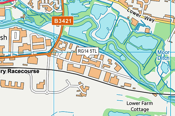 RG14 5TL map - OS VectorMap District (Ordnance Survey)