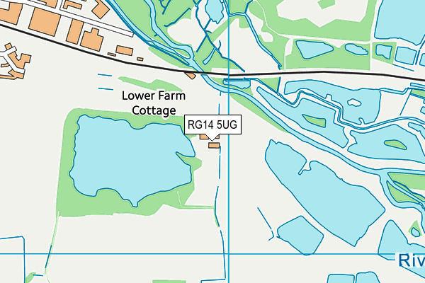 RG14 5UG map - OS VectorMap District (Ordnance Survey)