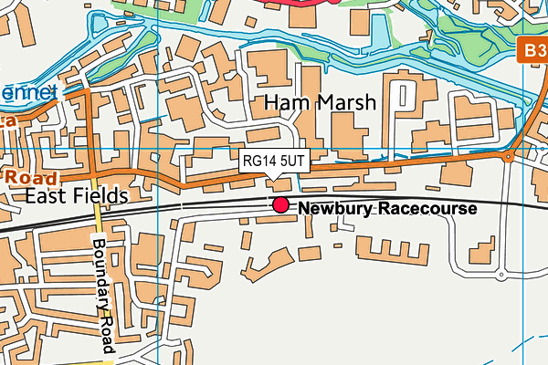 RG14 5UT map - OS VectorMap District (Ordnance Survey)
