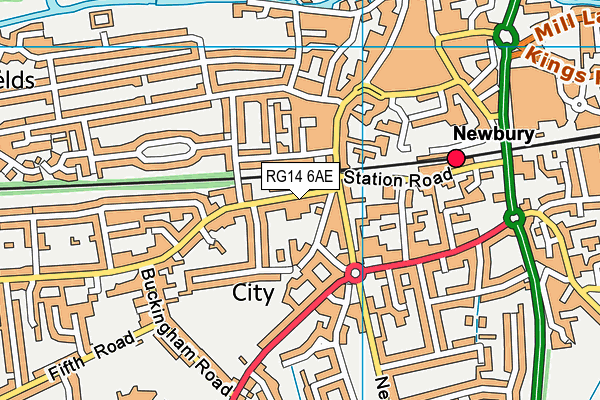 Map of BRIDGE COURT NEWBURY LIMITED at district scale