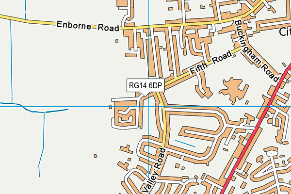 RG14 6DP map - OS VectorMap District (Ordnance Survey)